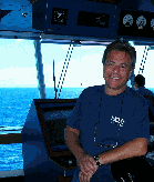 On ship's bridge 2005