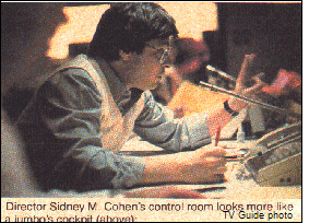 Cohen directing Live TV show